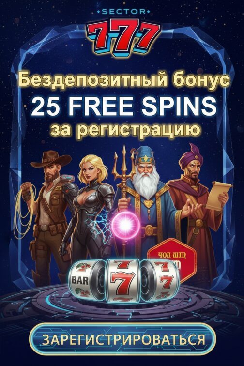 Зображення для 25 фриспинов новым пользователям после регистрации в Sector 777 Casino