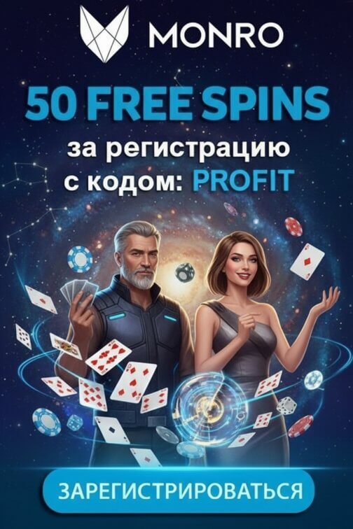 Зображення для 50 фриспинов без депозита &mdash; подарок для новых игроков Monro Casino
