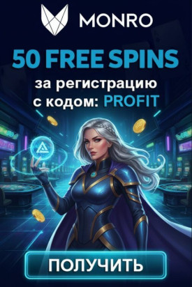 Зображення для 50 фриспинов без депозита за легкую регистрацию в Monro Casino