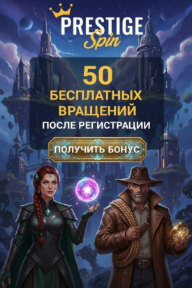 Зображення для 50 фриспинов без депозита в казино Prestige Spin &mdash; играйте бесплатно