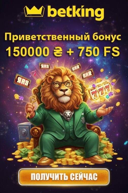 Зображення для Бонус 150 000 грн плюс 750 фриспинов для новых игроков в Betking