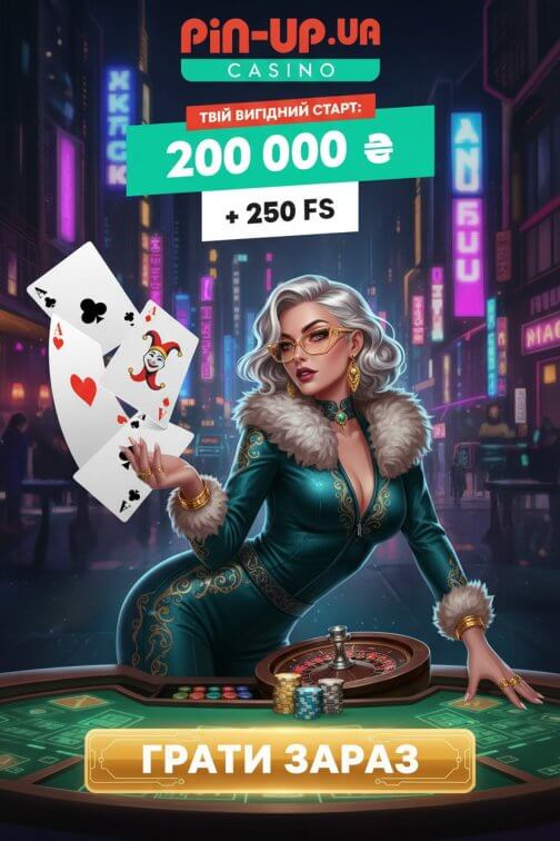 Зображення для 250 фриспинов и до 200 000 грн на старте для новых игроков в Pin-Up